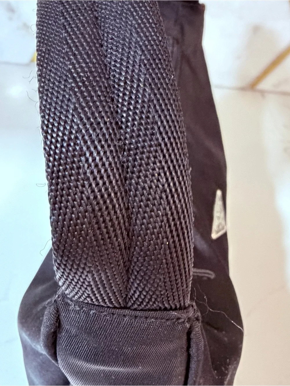 🔥Authentic Prada Tessuto Nylon Mini Hobo Bag | Black | (Reissue $1320.00)